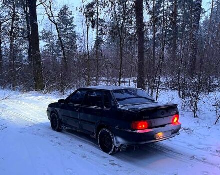 Чорний ВАЗ 2115 Самара, об'ємом двигуна 1.6 л та пробігом 130 тис. км за 2200 $, фото 1 на Automoto.ua