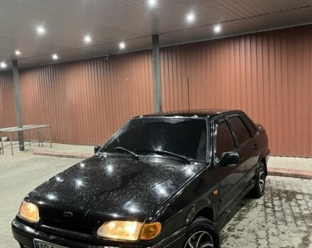 Чорний ВАЗ 2115 Самара, об'ємом двигуна 1.6 л та пробігом 125 тис. км за 1450 $, фото 1 на Automoto.ua