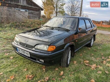 Черный ВАЗ 2115 Самара, объемом двигателя 1.5 л и пробегом 112 тыс. км за 3000 $, фото 1 на Automoto.ua