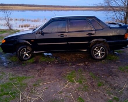 Черный ВАЗ 2115 Самара, объемом двигателя 1.6 л и пробегом 0 тыс. км за 2100 $, фото 1 на Automoto.ua