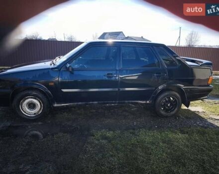 Черный ВАЗ 2115 Самара, объемом двигателя 1.6 л и пробегом 120 тыс. км за 1800 $, фото 1 на Automoto.ua