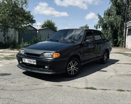 Чорний ВАЗ 2115 Самара, об'ємом двигуна 1.6 л та пробігом 230 тис. км за 1850 $, фото 1 на Automoto.ua