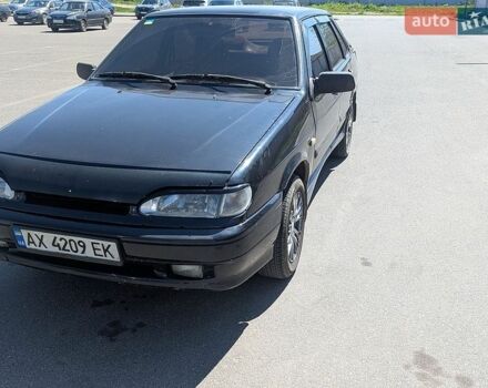 Черный ВАЗ 2115 Самара, объемом двигателя 1.6 л и пробегом 216 тыс. км за 2100 $, фото 1 на Automoto.ua