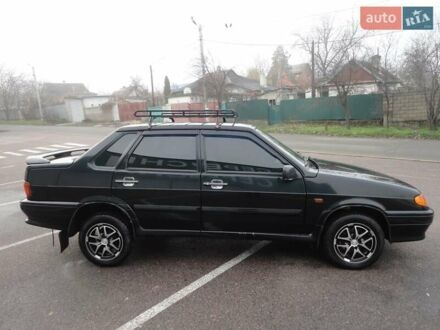 Черный ВАЗ 2115 Самара, объемом двигателя 1.6 л и пробегом 112 тыс. км за 3299 $, фото 1 на Automoto.ua