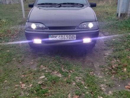 Черный ВАЗ 2115 Самара, объемом двигателя 1.6 л и пробегом 123 тыс. км за 1900 $, фото 1 на Automoto.ua