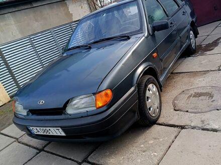 Черный ВАЗ 2115 Самара, объемом двигателя 1.6 л и пробегом 230 тыс. км за 1000 $, фото 1 на Automoto.ua