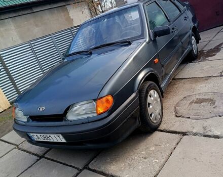 Черный ВАЗ 2115 Самара, объемом двигателя 1.6 л и пробегом 230 тыс. км за 1000 $, фото 1 на Automoto.ua