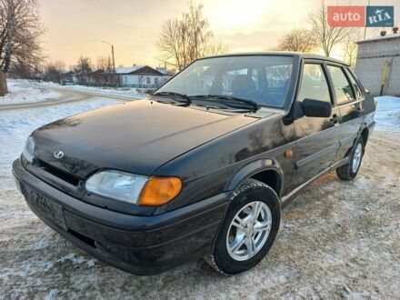 Черный ВАЗ 2115 Самара, объемом двигателя 1.6 л и пробегом 95 тыс. км за 3300 $, фото 1 на Automoto.ua