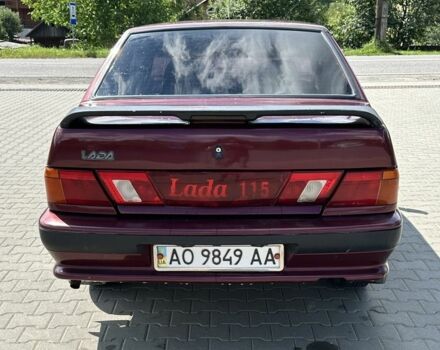 Красный ВАЗ 2115 Самара, объемом двигателя 1.5 л и пробегом 243 тыс. км за 1650 $, фото 3 на Automoto.ua