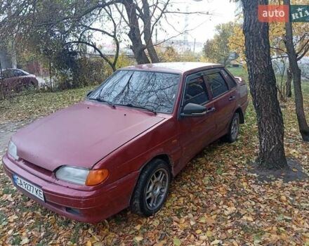 Красный ВАЗ 2115 Самара, объемом двигателя 1.5 л и пробегом 180 тыс. км за 1600 $, фото 1 на Automoto.ua