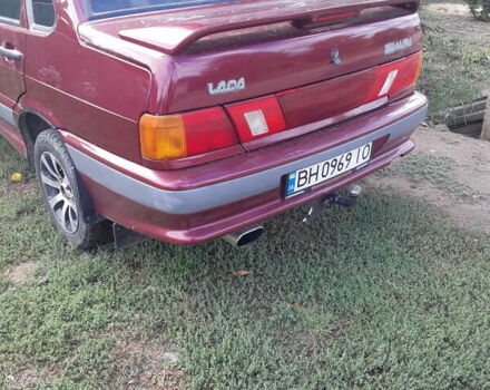 Красный ВАЗ 2115 Самара, объемом двигателя 1.5 л и пробегом 100 тыс. км за 2800 $, фото 3 на Automoto.ua
