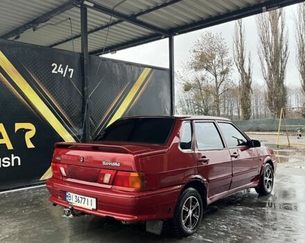 Красный ВАЗ 2115 Самара, объемом двигателя 1.6 л и пробегом 200 тыс. км за 1500 $, фото 4 на Automoto.ua