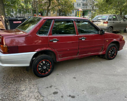 Красный ВАЗ 2115 Самара, объемом двигателя 1.6 л и пробегом 200 тыс. км за 1200 $, фото 3 на Automoto.ua