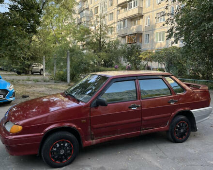 Красный ВАЗ 2115 Самара, объемом двигателя 1.6 л и пробегом 200 тыс. км за 1200 $, фото 1 на Automoto.ua