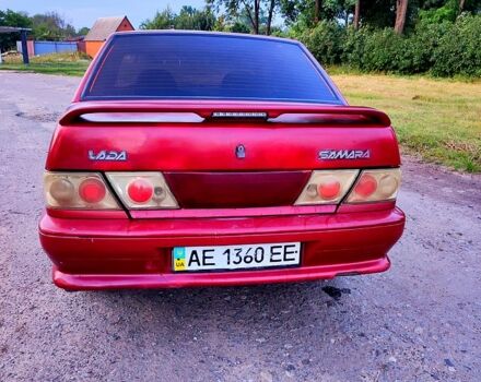 Красный ВАЗ 2115 Самара, объемом двигателя 1.6 л и пробегом 136 тыс. км за 1300 $, фото 2 на Automoto.ua