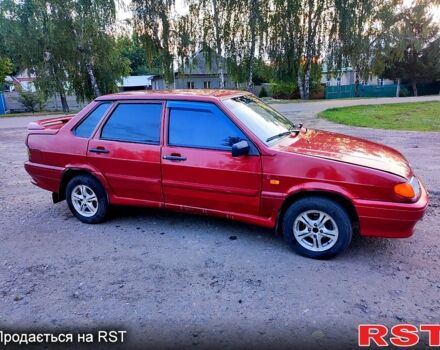 Красный ВАЗ 2115 Самара, объемом двигателя 1.6 л и пробегом 136 тыс. км за 1300 $, фото 1 на Automoto.ua