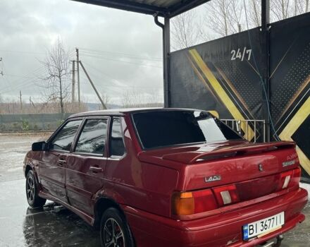 Красный ВАЗ 2115 Самара, объемом двигателя 1.6 л и пробегом 200 тыс. км за 1500 $, фото 6 на Automoto.ua