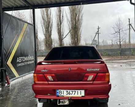 Красный ВАЗ 2115 Самара, объемом двигателя 1.6 л и пробегом 200 тыс. км за 1500 $, фото 5 на Automoto.ua