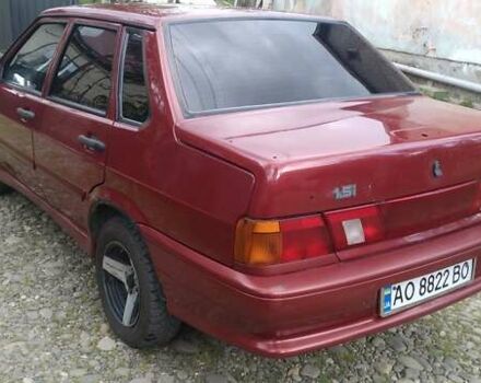 Красный ВАЗ 2115 Самара, объемом двигателя 1.6 л и пробегом 200 тыс. км за 2100 $, фото 3 на Automoto.ua