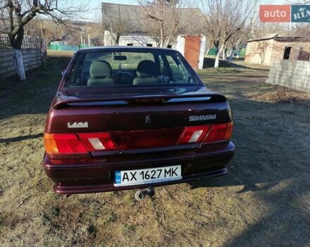 Красный ВАЗ 2115 Самара, объемом двигателя 1.5 л и пробегом 103 тыс. км за 3500 $, фото 3 на Automoto.ua