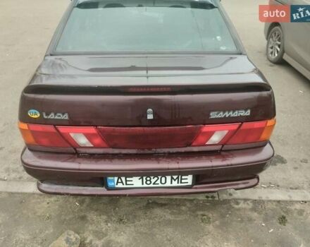 Красный ВАЗ 2115 Самара, объемом двигателя 1 л и пробегом 212 тыс. км за 1700 $, фото 3 на Automoto.ua