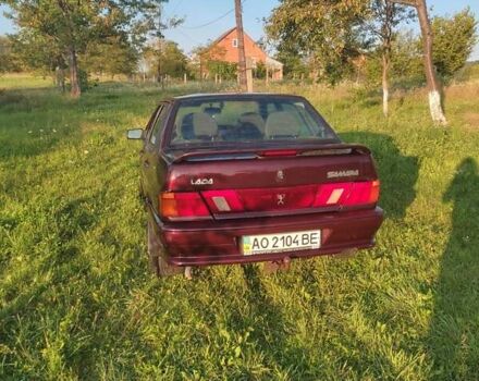 Красный ВАЗ 2115 Самара, объемом двигателя 1.6 л и пробегом 147 тыс. км за 2200 $, фото 6 на Automoto.ua