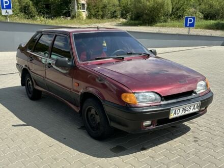 Красный ВАЗ 2115 Самара, объемом двигателя 1.5 л и пробегом 243 тыс. км за 1650 $, фото 1 на Automoto.ua
