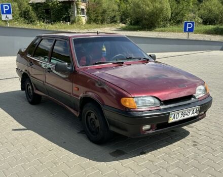 Красный ВАЗ 2115 Самара, объемом двигателя 1.5 л и пробегом 243 тыс. км за 1650 $, фото 1 на Automoto.ua