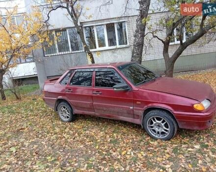 Красный ВАЗ 2115 Самара, объемом двигателя 1.5 л и пробегом 180 тыс. км за 1600 $, фото 1 на Automoto.ua