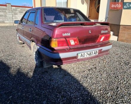 Красный ВАЗ 2115 Самара, объемом двигателя 1.5 л и пробегом 218 тыс. км за 2099 $, фото 1 на Automoto.ua