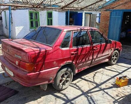 Красный ВАЗ 2115 Самара, объемом двигателя 1.6 л и пробегом 202 тыс. км за 900 $, фото 1 на Automoto.ua