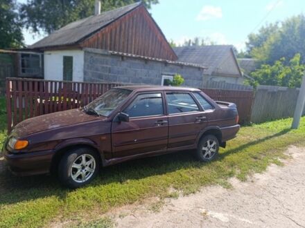 Красный ВАЗ 2115 Самара, объемом двигателя 1.6 л и пробегом 156 тыс. км за 900 $, фото 1 на Automoto.ua