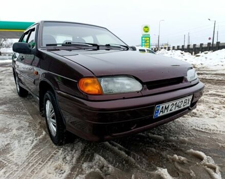 Красный ВАЗ 2115 Самара, объемом двигателя 1.6 л и пробегом 110 тыс. км за 2100 $, фото 1 на Automoto.ua