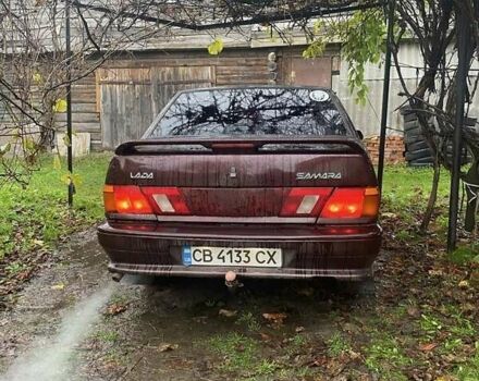 Красный ВАЗ 2115 Самара, объемом двигателя 1.6 л и пробегом 210 тыс. км за 1700 $, фото 1 на Automoto.ua