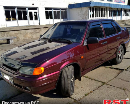Красный ВАЗ 2115 Самара, объемом двигателя 1.6 л и пробегом 150 тыс. км за 2800 $, фото 1 на Automoto.ua