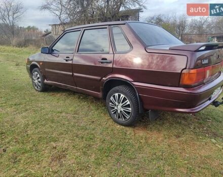 Красный ВАЗ 2115 Самара, объемом двигателя 1.6 л и пробегом 100 тыс. км за 2600 $, фото 1 на Automoto.ua