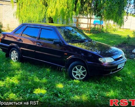 Красный ВАЗ 2115 Самара, объемом двигателя 1.6 л и пробегом 204 тыс. км за 2500 $, фото 1 на Automoto.ua