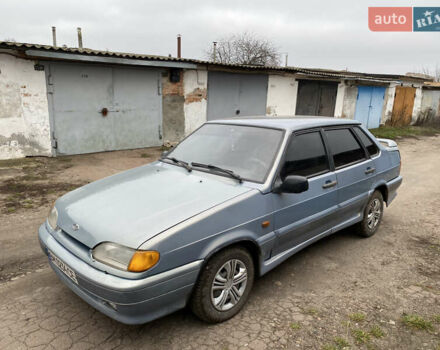 Серый ВАЗ 2115 Самара, объемом двигателя 1.5 л и пробегом 320 тыс. км за 1650 $, фото 1 на Automoto.ua