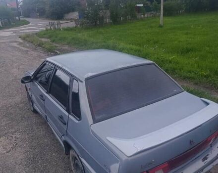 Серый ВАЗ 2115 Самара, объемом двигателя 1.5 л и пробегом 212 тыс. км за 1350 $, фото 3 на Automoto.ua