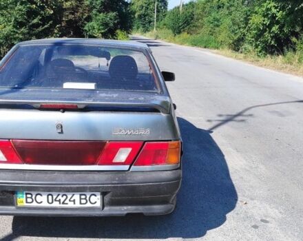 Серый ВАЗ 2115 Самара, объемом двигателя 1.5 л и пробегом 190 тыс. км за 1100 $, фото 1 на Automoto.ua