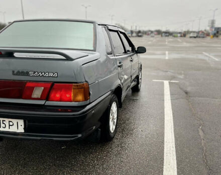 Серый ВАЗ 2115 Самара, объемом двигателя 1.5 л и пробегом 350 тыс. км за 1300 $, фото 4 на Automoto.ua