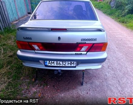 Серый ВАЗ 2115 Самара, объемом двигателя 1.5 л и пробегом 182 тыс. км за 1800 $, фото 3 на Automoto.ua