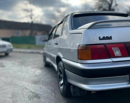 Серый ВАЗ 2115 Самара, объемом двигателя 1.5 л и пробегом 230 тыс. км за 1400 $, фото 3 на Automoto.ua