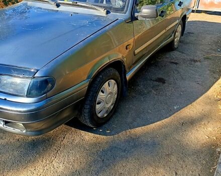 Серый ВАЗ 2115 Самара, объемом двигателя 1.5 л и пробегом 257 тыс. км за 2300 $, фото 2 на Automoto.ua