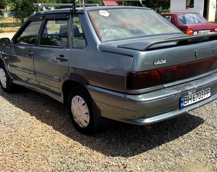Серый ВАЗ 2115 Самара, объемом двигателя 1.5 л и пробегом 150 тыс. км за 1500 $, фото 2 на Automoto.ua