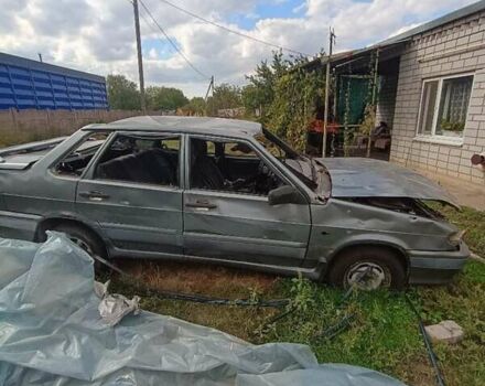 Серый ВАЗ 2115 Самара, объемом двигателя 1.5 л и пробегом 150 тыс. км за 400 $, фото 1 на Automoto.ua