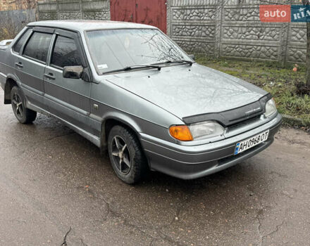 Серый ВАЗ 2115 Самара, объемом двигателя 1.5 л и пробегом 180 тыс. км за 1850 $, фото 3 на Automoto.ua
