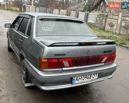 Серый ВАЗ 2115 Самара, объемом двигателя 1.5 л и пробегом 180 тыс. км за 1850 $, фото 1 на Automoto.ua