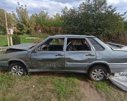 Серый ВАЗ 2115 Самара, объемом двигателя 1.5 л и пробегом 150 тыс. км за 400 $, фото 3 на Automoto.ua