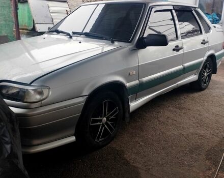 Серый ВАЗ 2115 Самара, объемом двигателя 1.6 л и пробегом 200 тыс. км за 2700 $, фото 4 на Automoto.ua